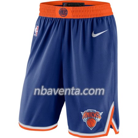 New York Knicks Hombre Pantalones Azul 2018-19 Nike Swingman